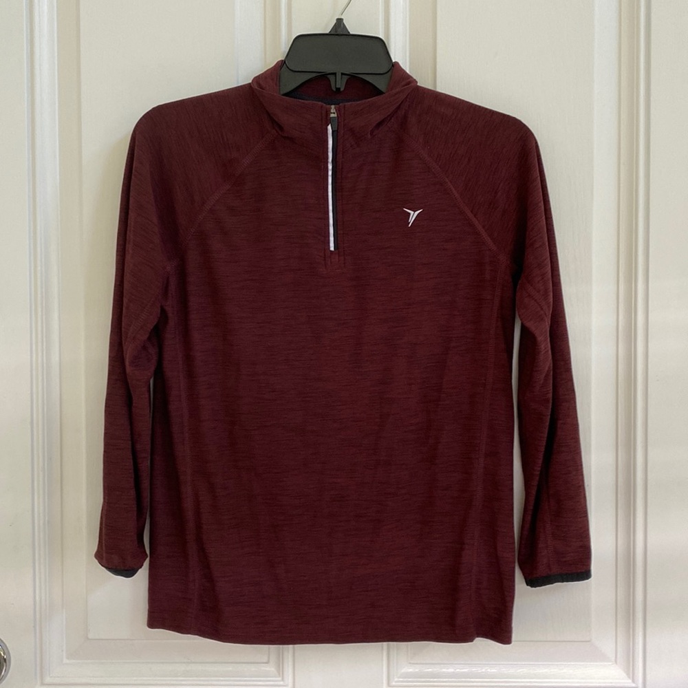 Old Navy Active boys long sleeve half zip polo